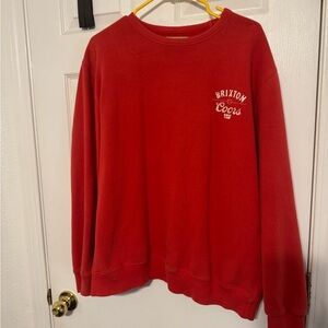 Brixton Men's Red Sweater (Men’s Large)